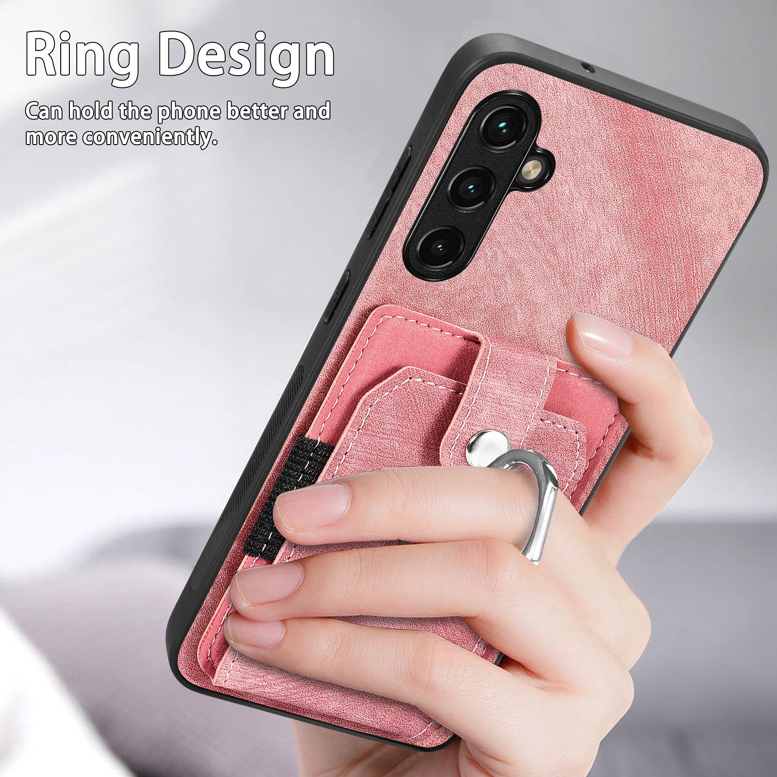 Kickstand Case for Samsung Galaxy A34 5G Shockproof Phone Case Card Holder PU Leather TPU PC Cover Kickstand Case for Samsung Galaxy A34 5G Shockproof Phone Case Card Holder PU Leather TPU PC Cover
